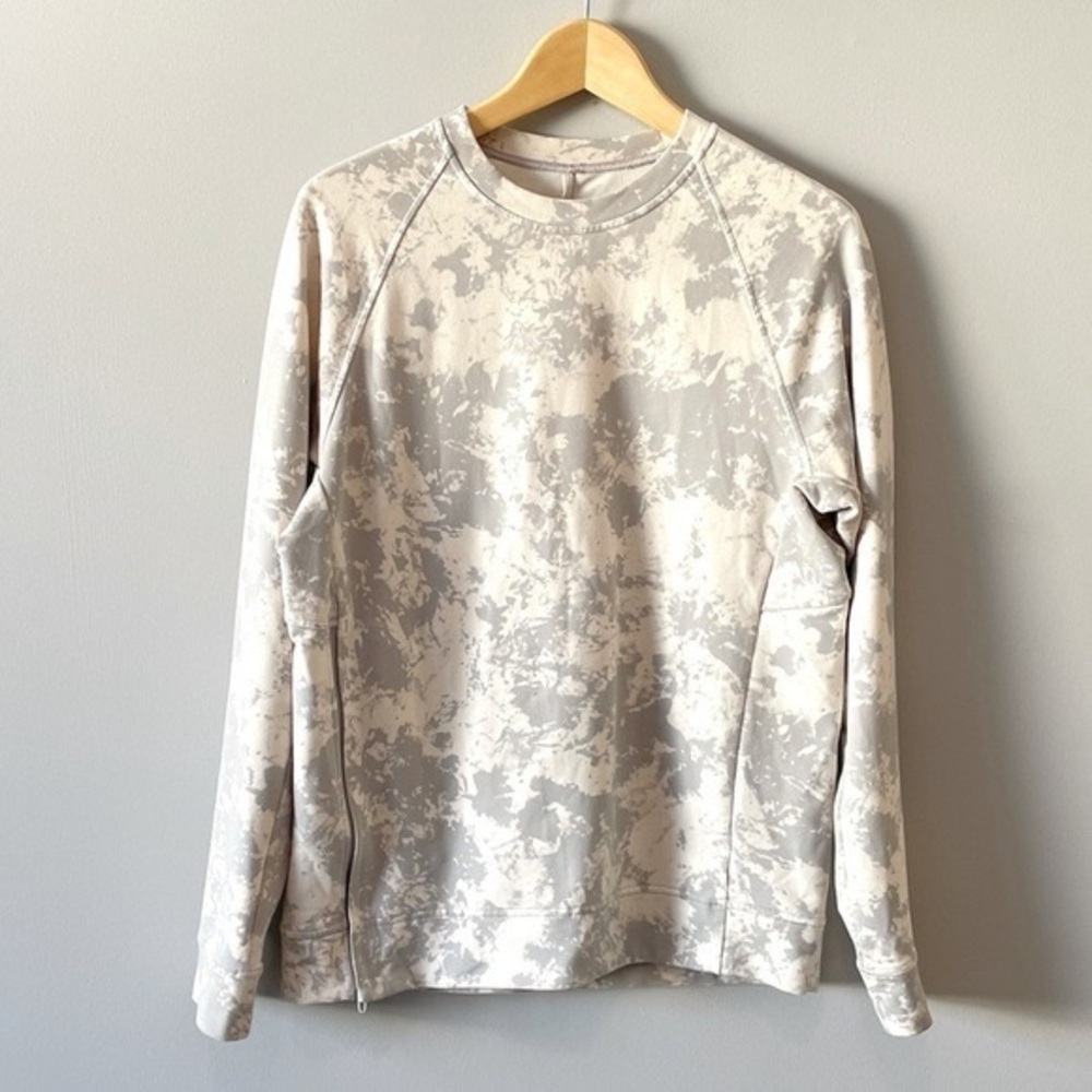 Lululemon City Sweat CrewSpectral White Opal Silver Drop